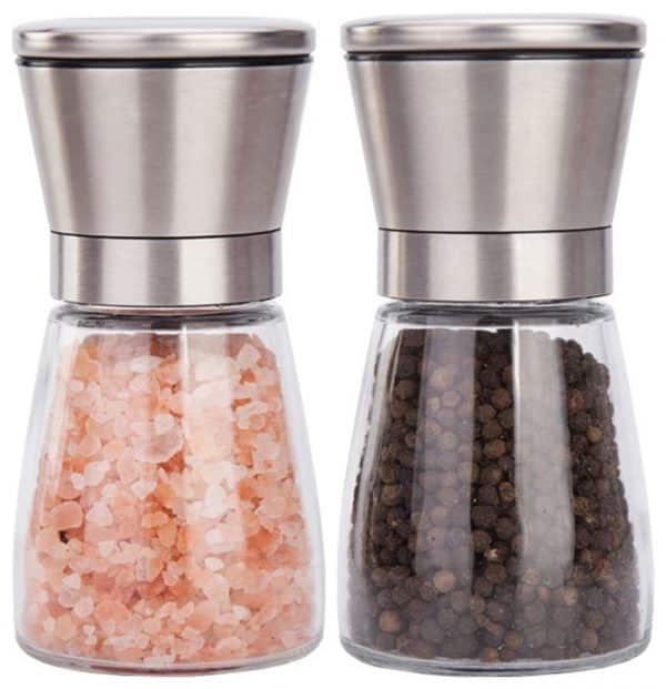 pepper grinder with Stainless Steel lid
